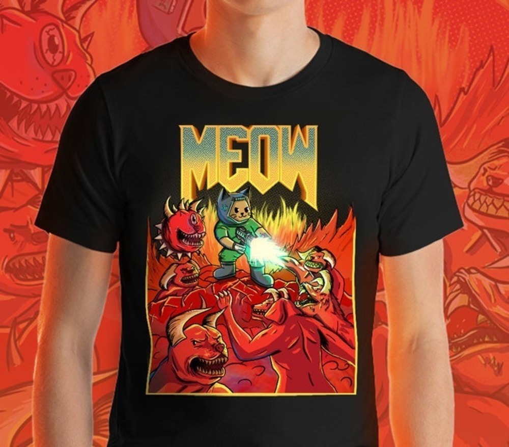 Doom Parody Shirt Funny Gaming Shirt Game Shirt